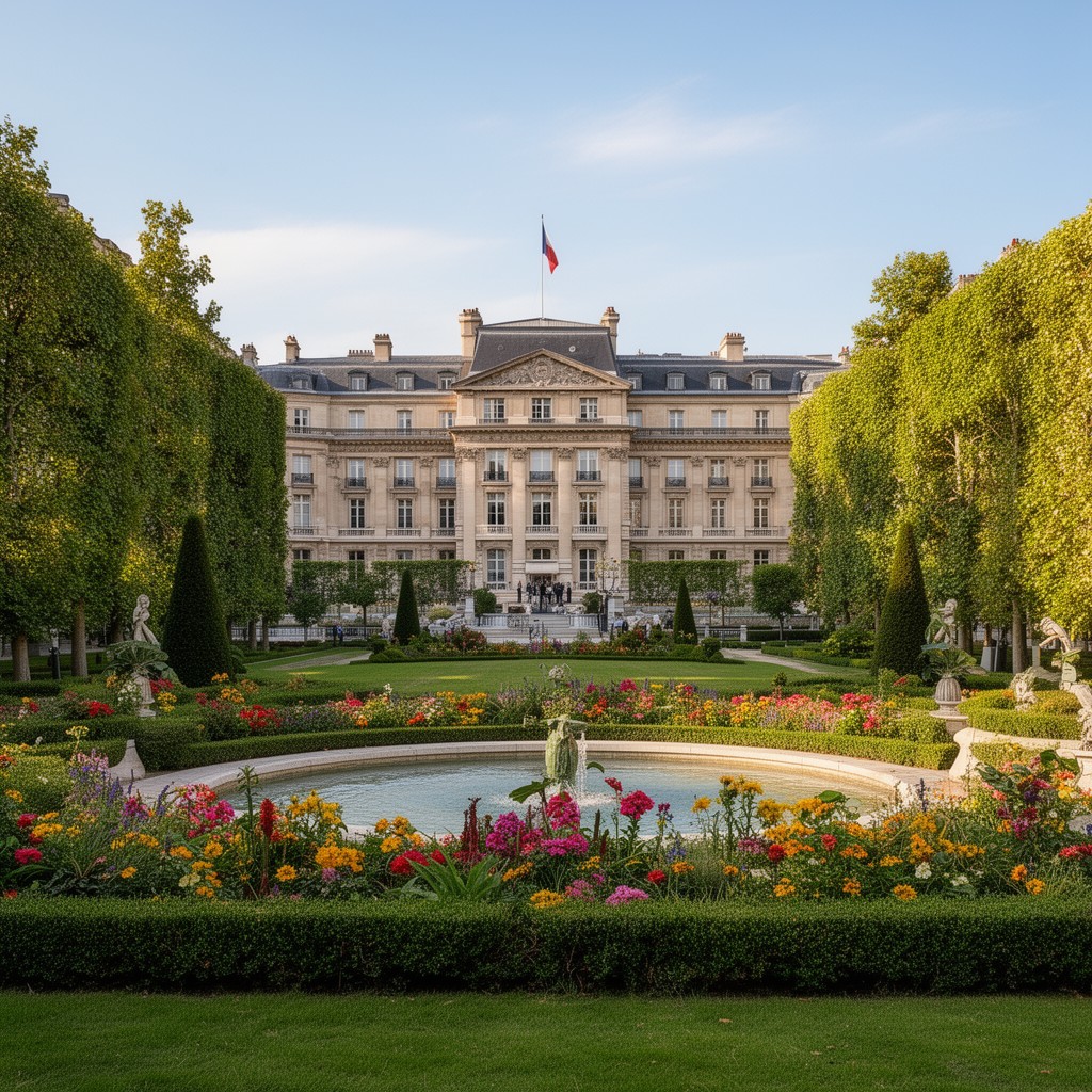 AI-generated illustration of Jardin de l’Élysée
