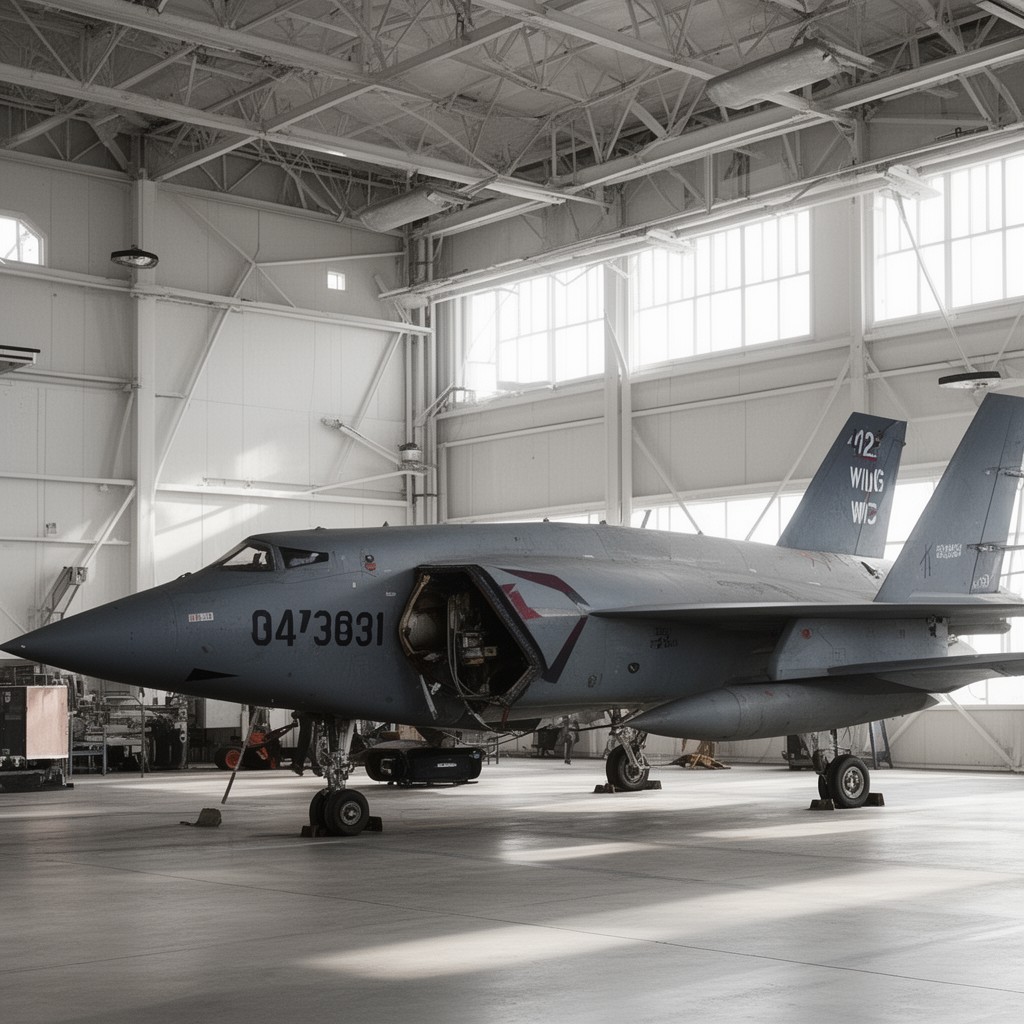 AI-generated illustration of 412th Maintenance Group