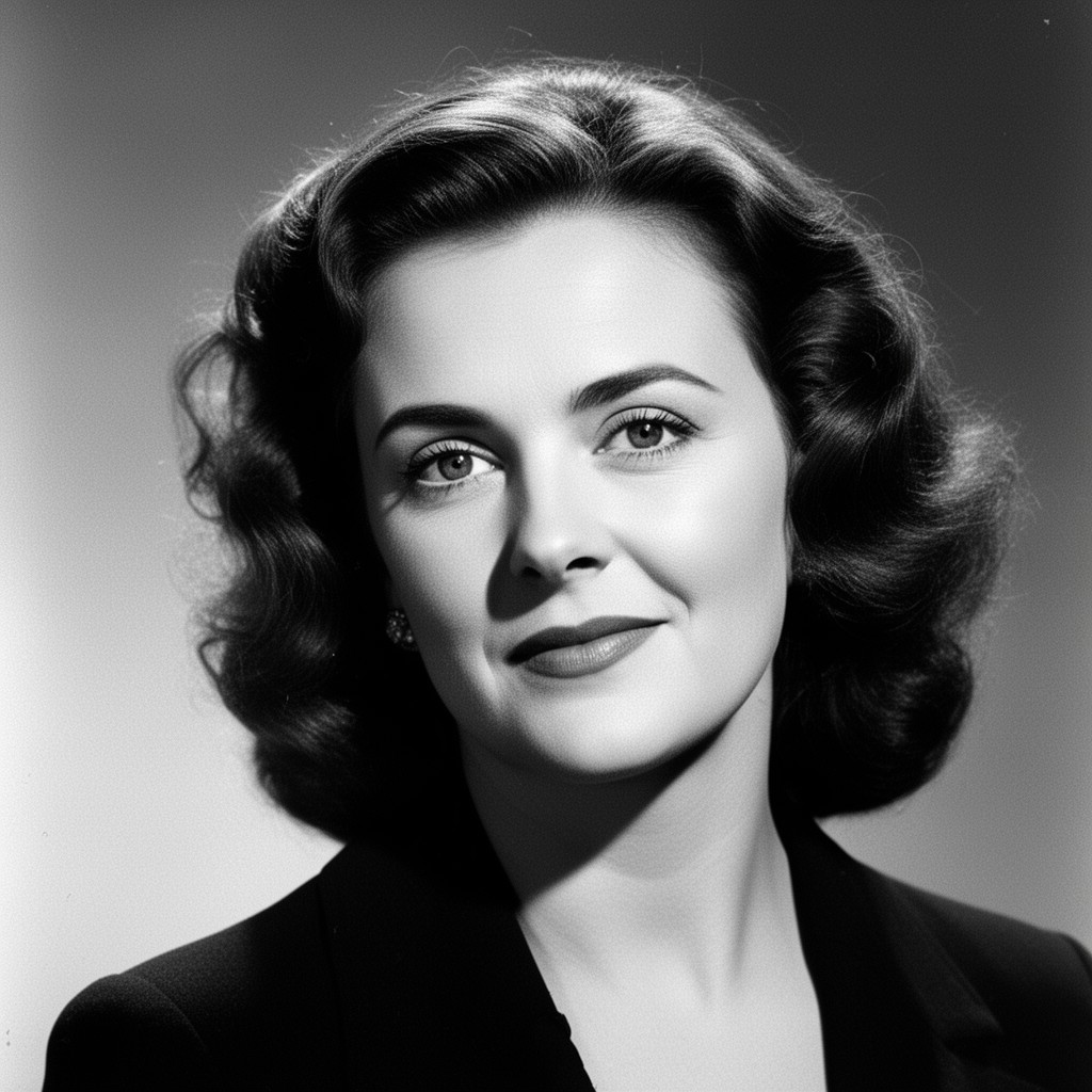 AI-generated illustration of Frances Farmer