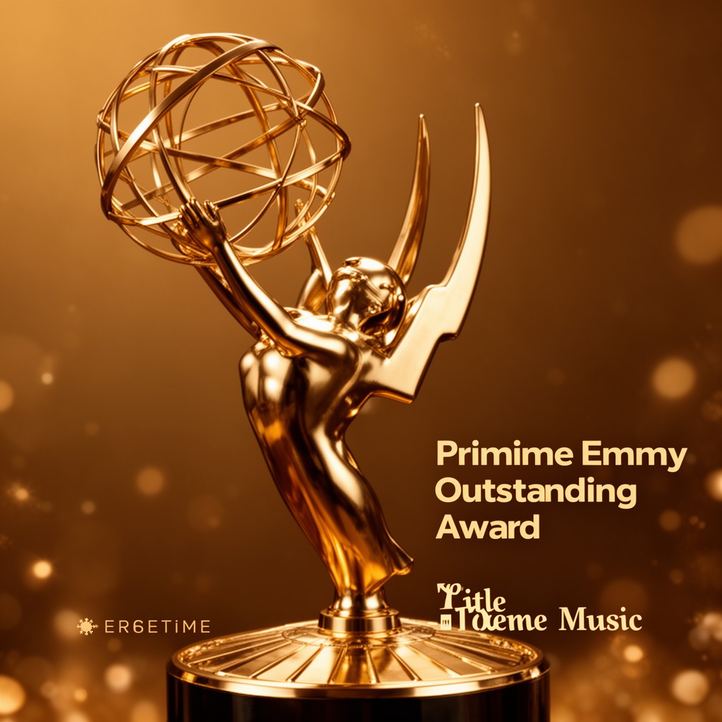 AI-generated illustration of Primetime Emmy Award for Outstanding Original Main Title Theme Music