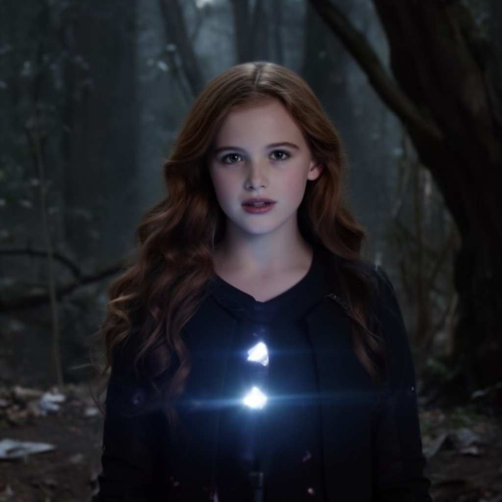 AI-generated illustration of Renesmee Cullen
