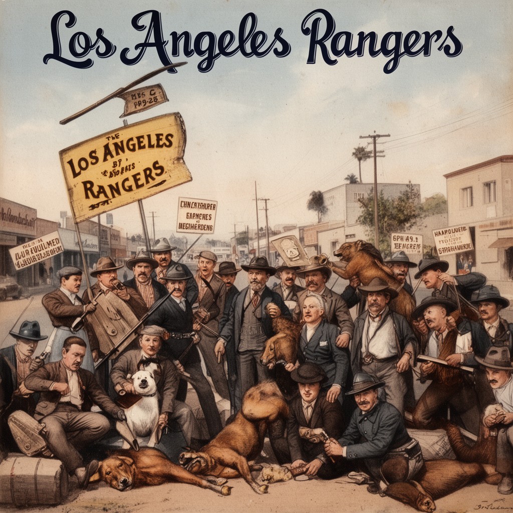 AI-generated illustration of Los Angeles Rangers