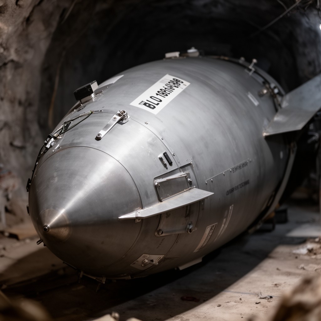 AI-generated illustration of BLU-109 bomb