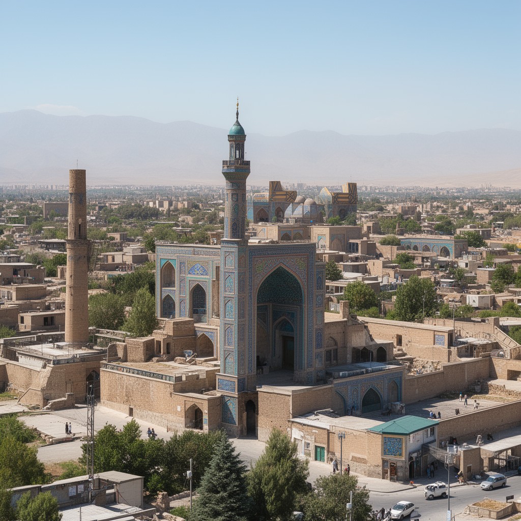 AI-generated illustration of Hamadan