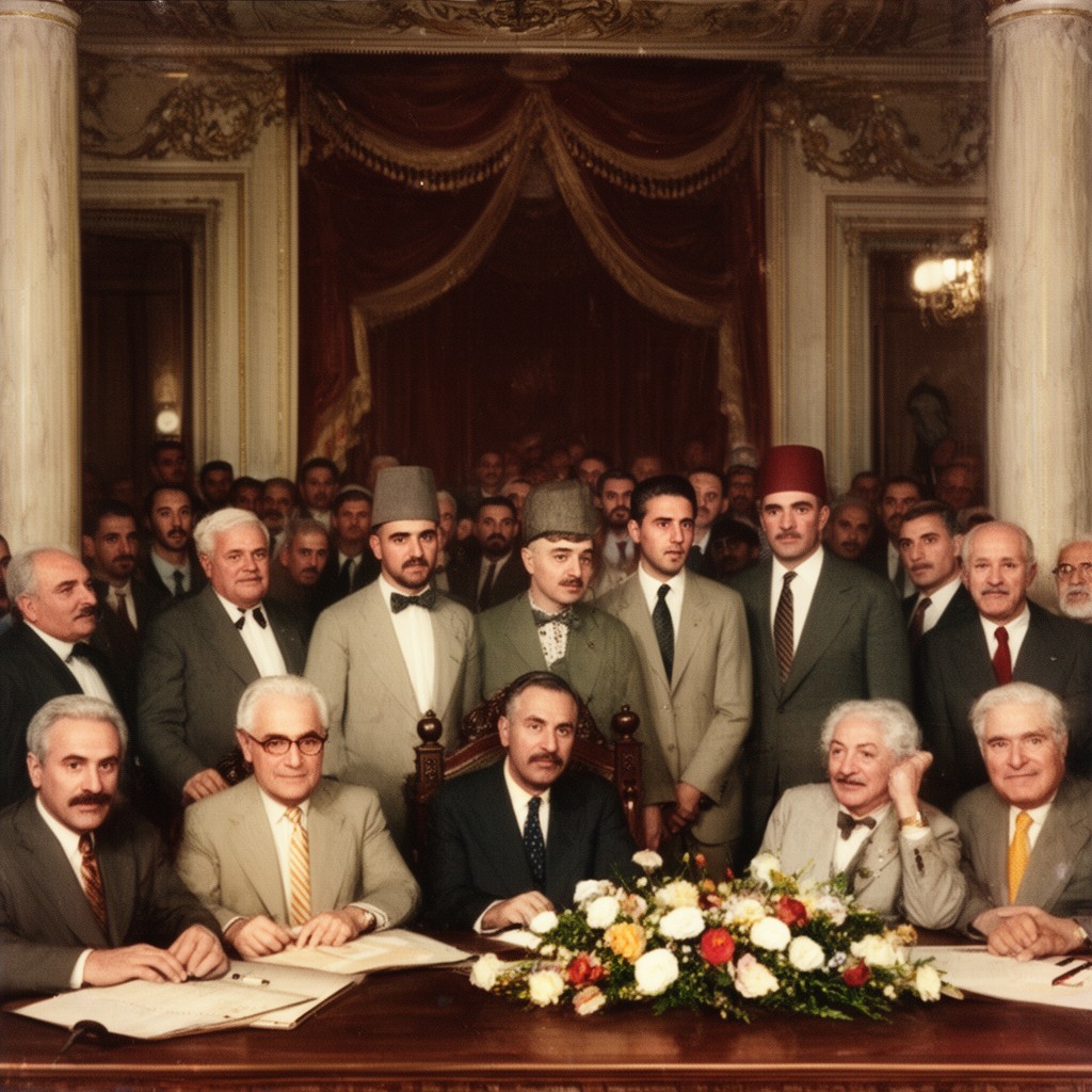 AI-generated illustration of Pahlavi dynasty