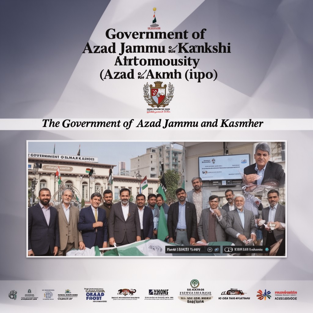 AI-generated illustration of Government of Azad Jammu and Kashmir