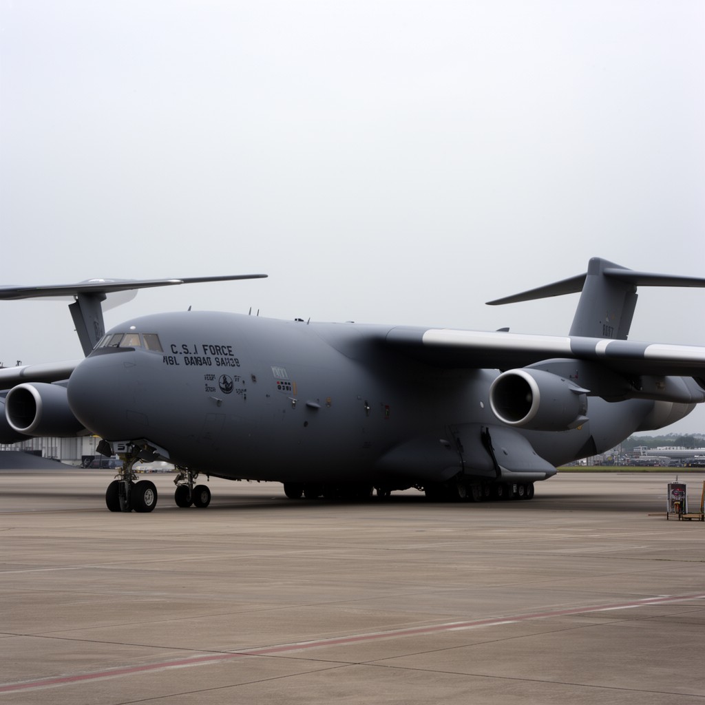 AI-generated illustration of C-5 Galaxy