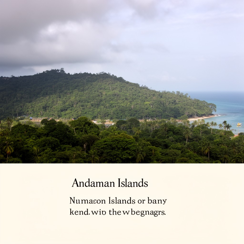 AI-generated illustration of Andaman Islands