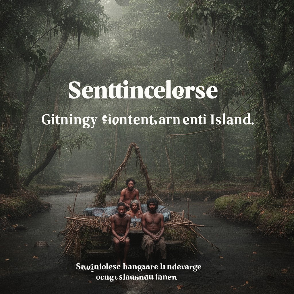 AI-generated illustration of Sentinelese language