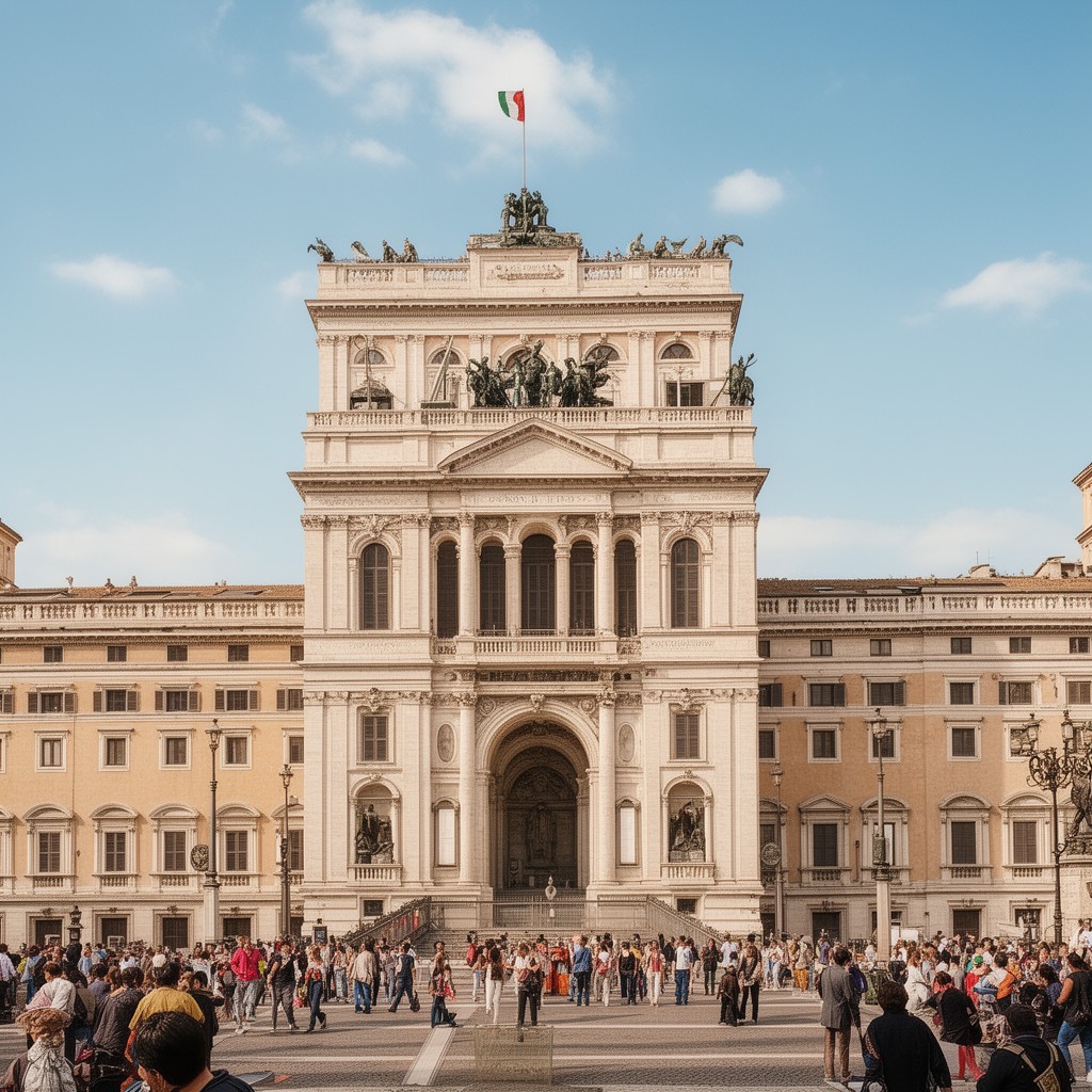 AI-generated illustration of Grand Prix de Rome in architecture