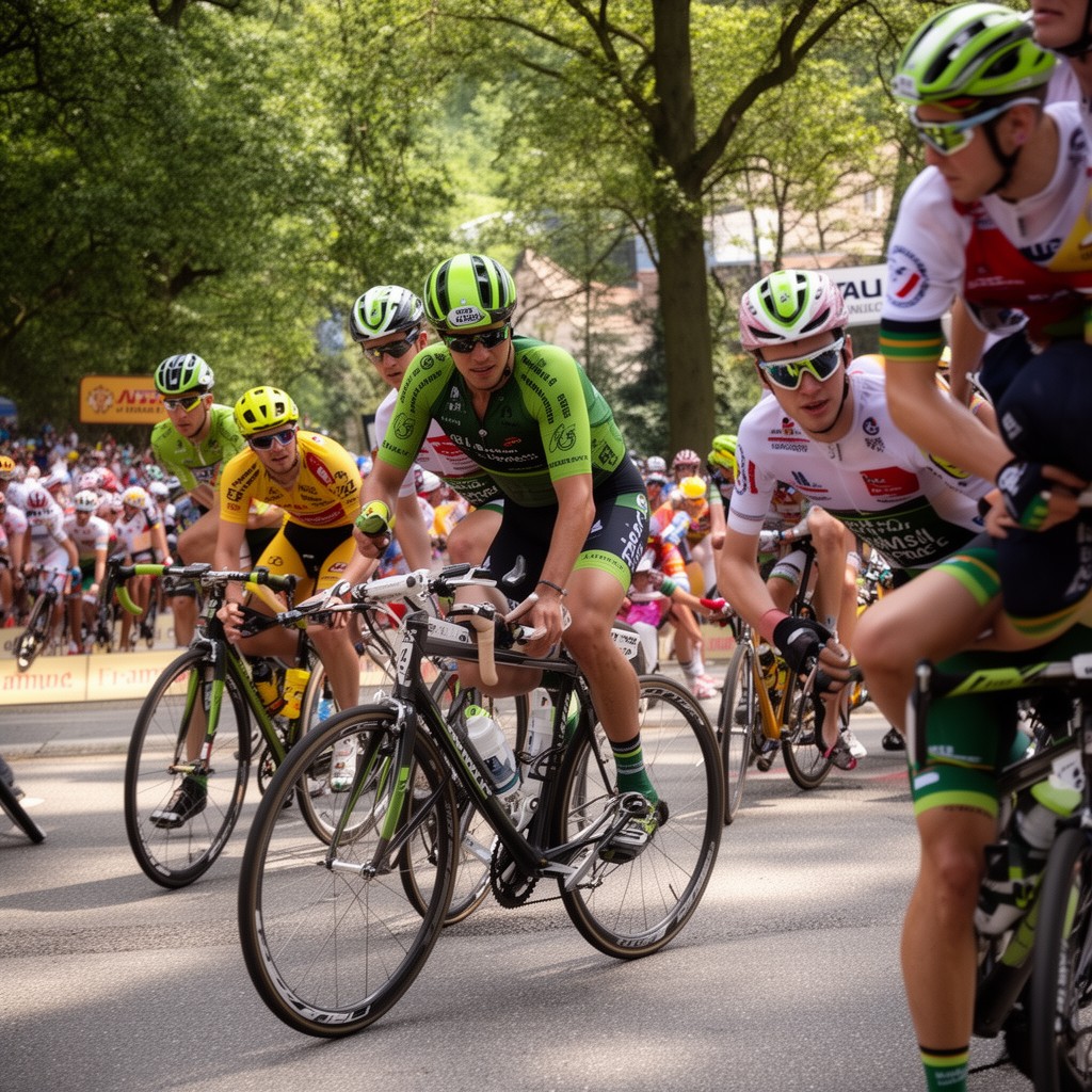AI-generated illustration of Amstel Gold Race