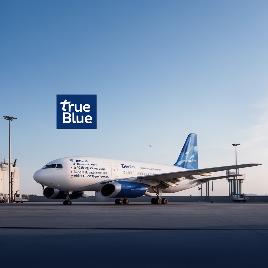 AI-generated illustration of TrueBlue