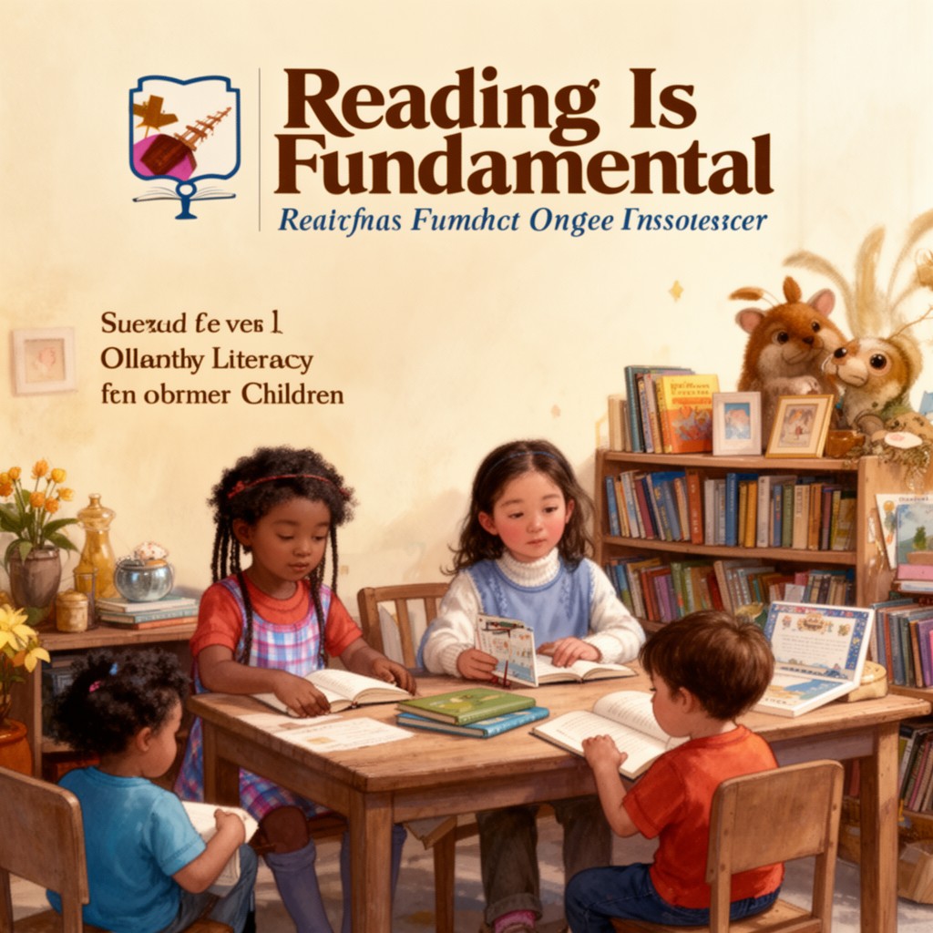 AI-generated illustration of Reading Is Fundamental