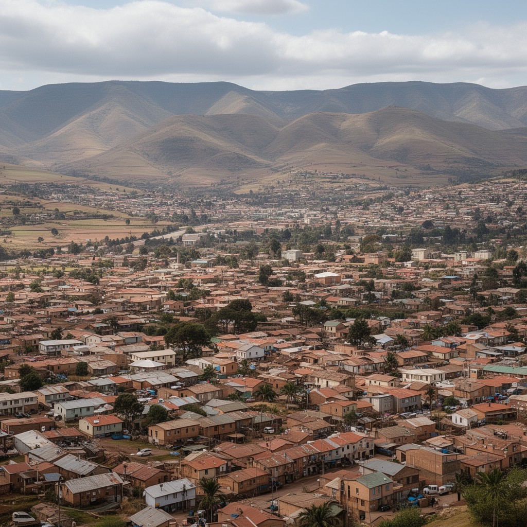 AI-generated illustration of Maseru