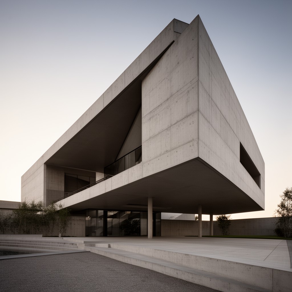 AI-generated illustration of Modern architecture