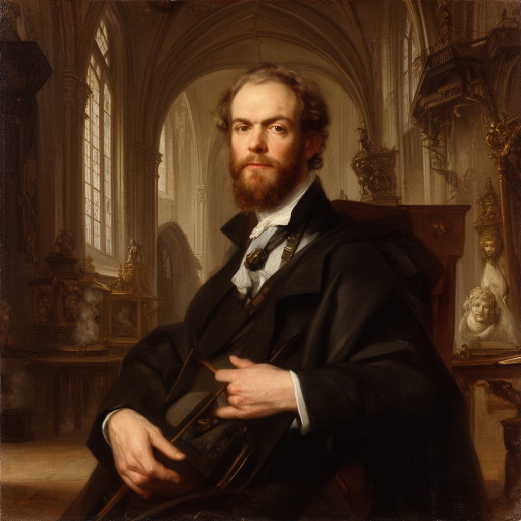 AI-generated illustration of Dirck van Delen