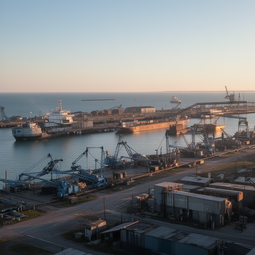 AI-generated illustration of Calumet Harbor