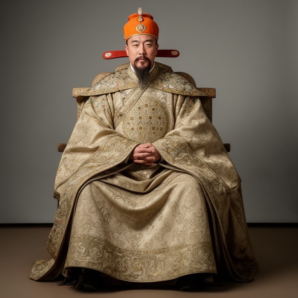 AI-generated illustration of Hongwu Emperor