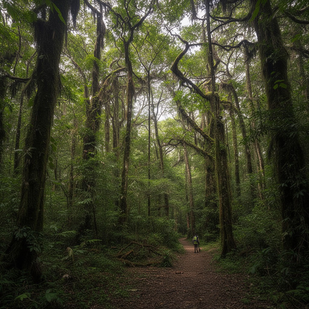 AI-generated illustration of Lamington National Park