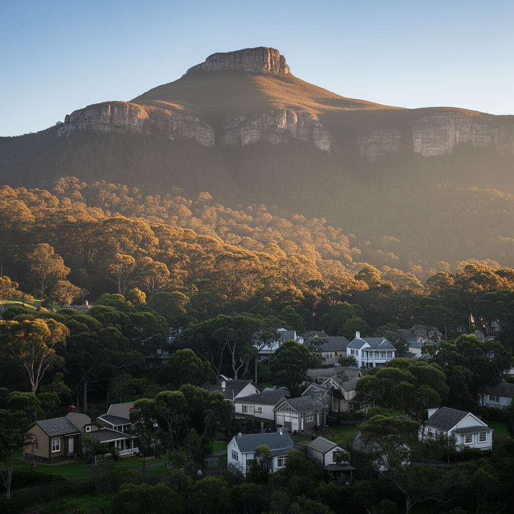 AI-generated illustration of Mount Victoria