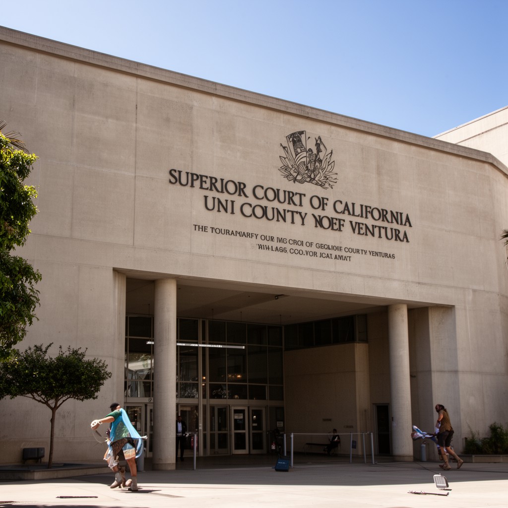AI-generated illustration of Superior Court of California, County of Ventura