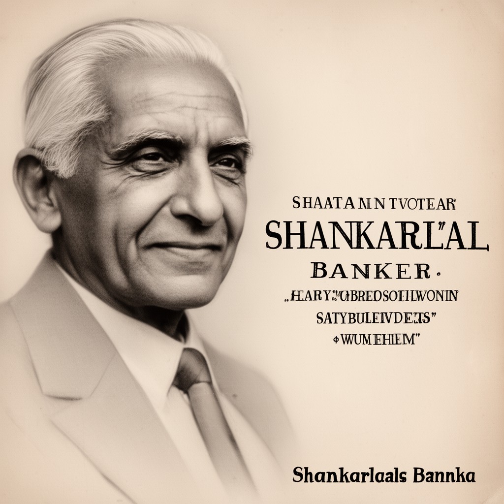 AI-generated illustration of Shankarlal Banker