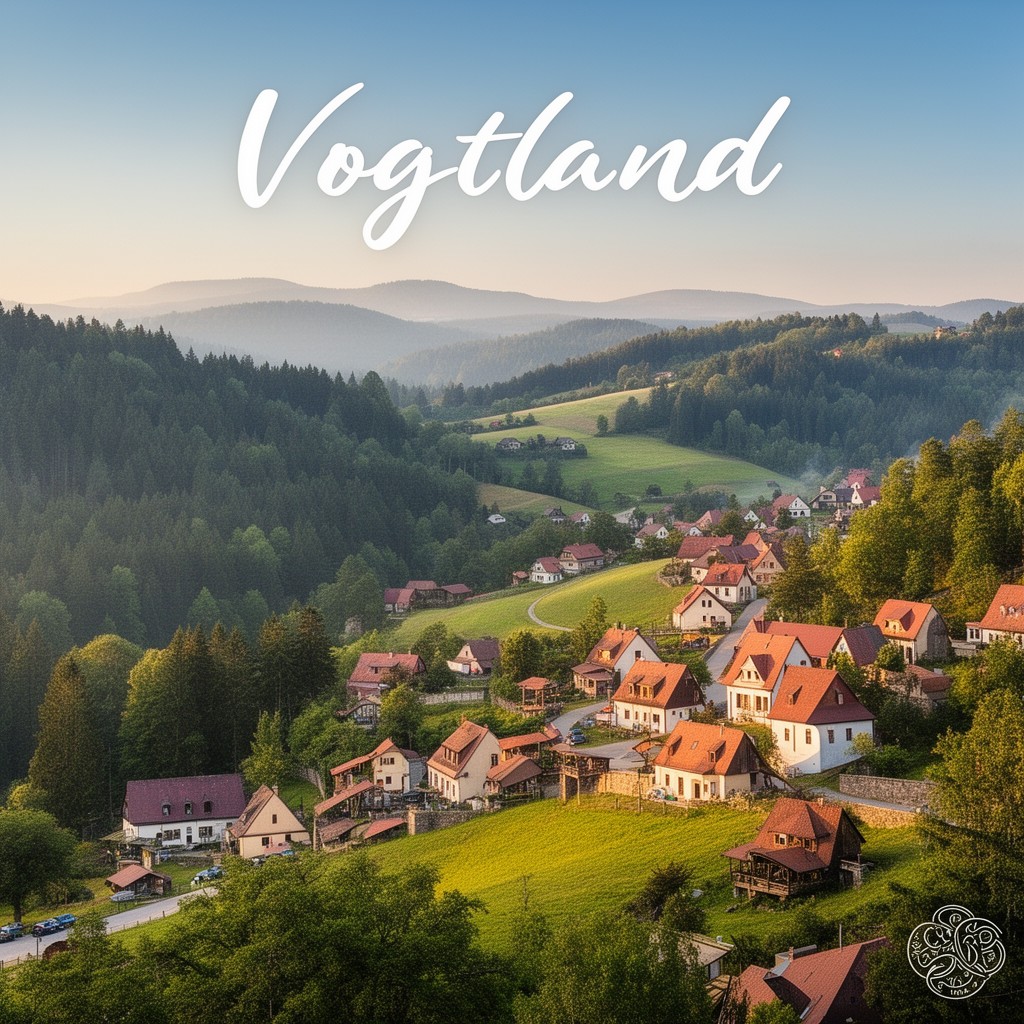 AI-generated illustration of Vogtland