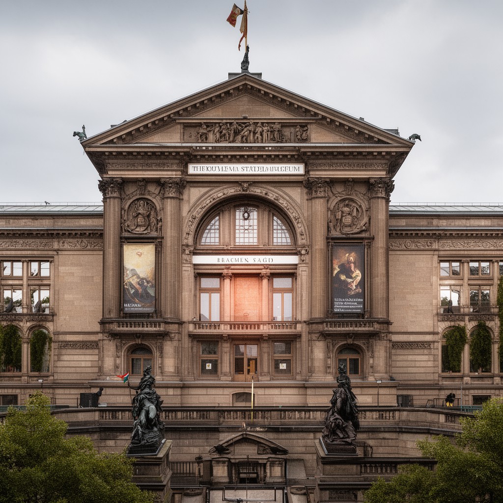 AI-generated illustration of Städel Museum