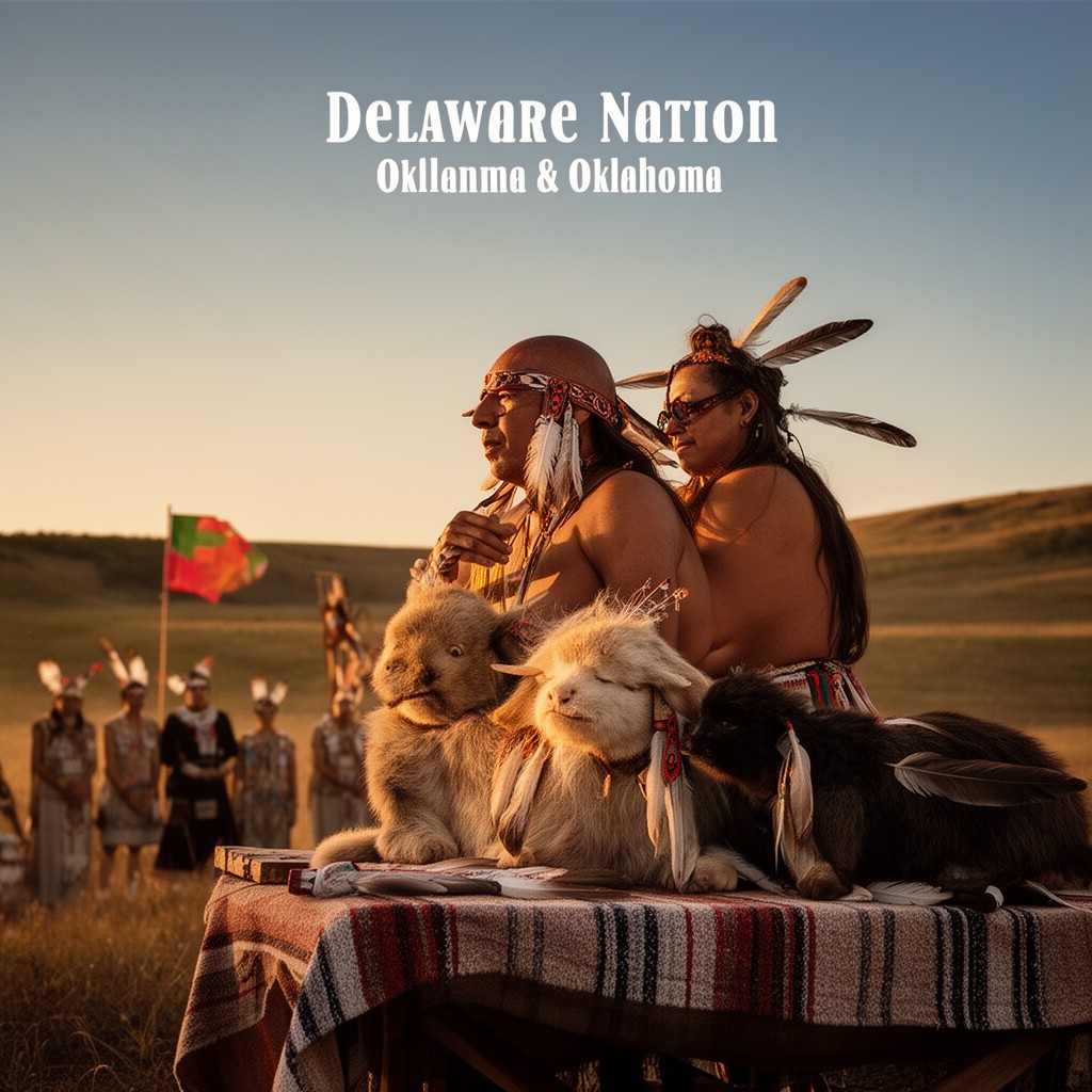 AI-generated illustration of Delaware Nation