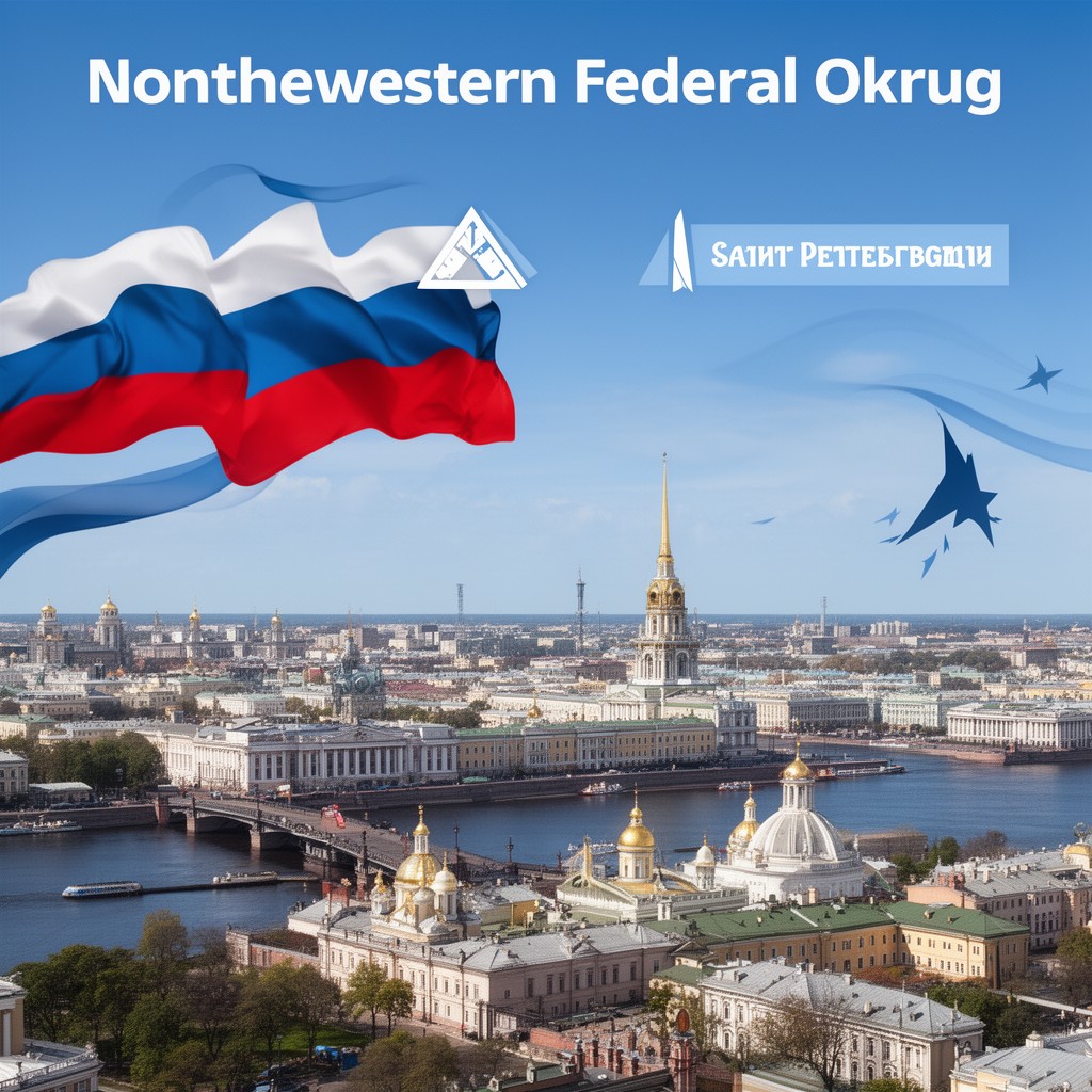 AI-generated illustration of Northwestern Federal Okrug