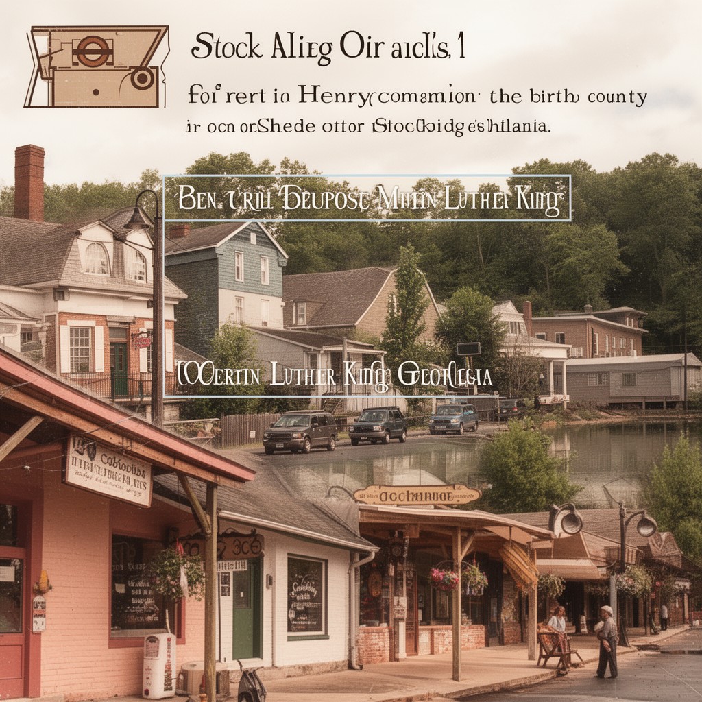 AI-generated illustration of Stockbridge, Georgia, United States