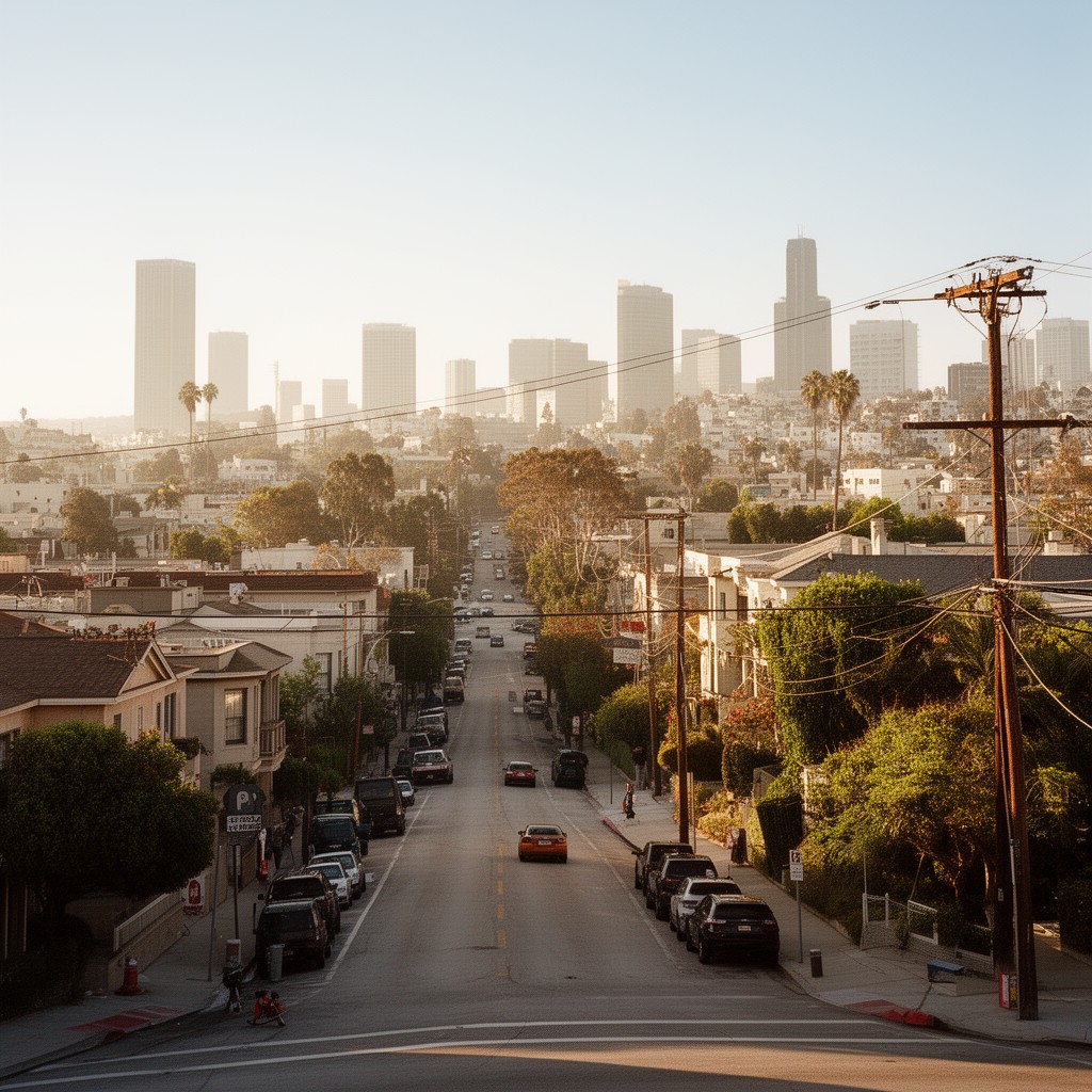AI-generated illustration of Arlington Heights, Los Angeles