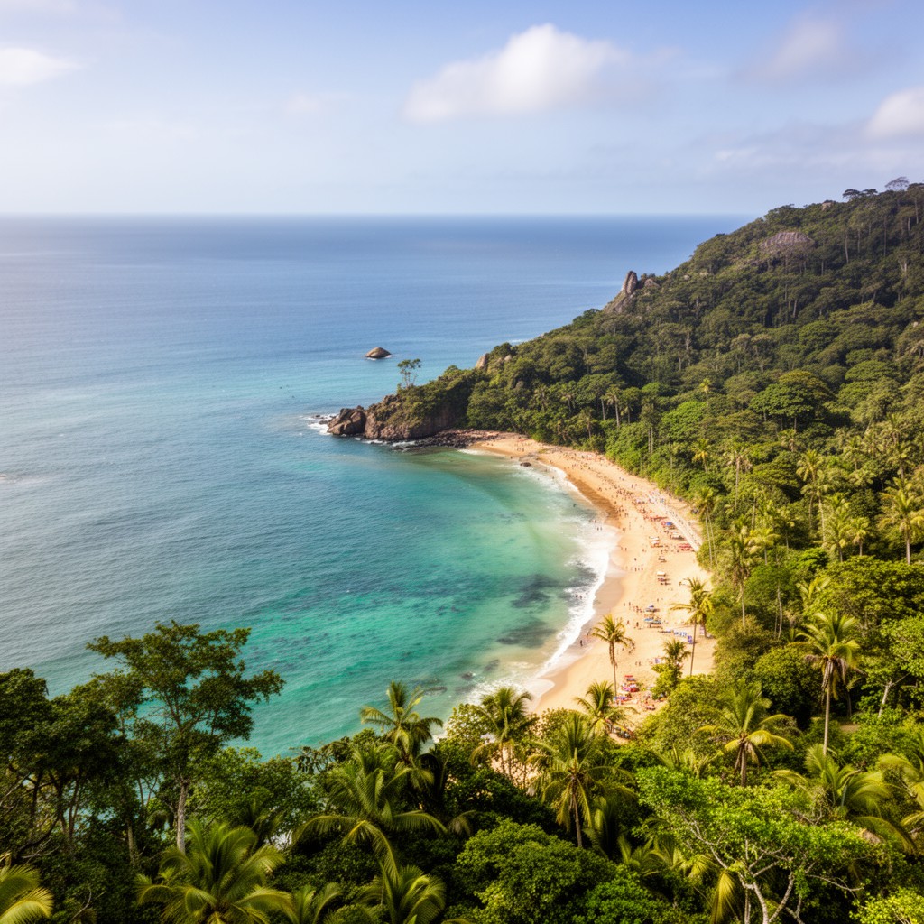 AI-generated illustration of Tayrona National Natural Park