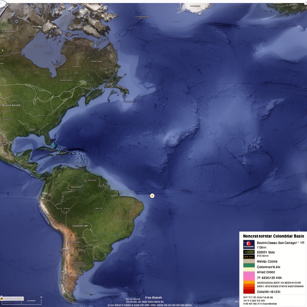 AI-generated illustration of Colombian Basin