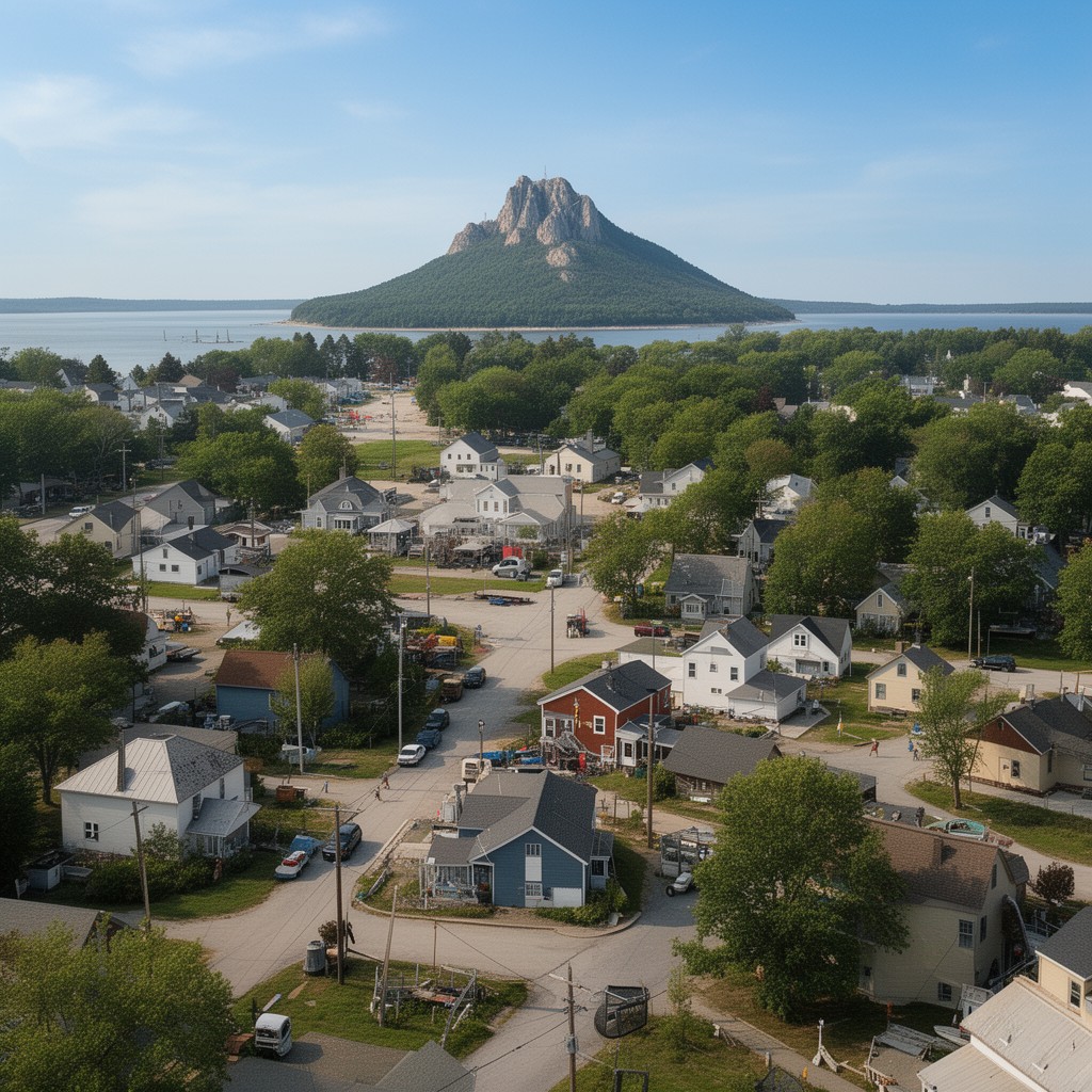 AI-generated illustration of Town of Washington Island