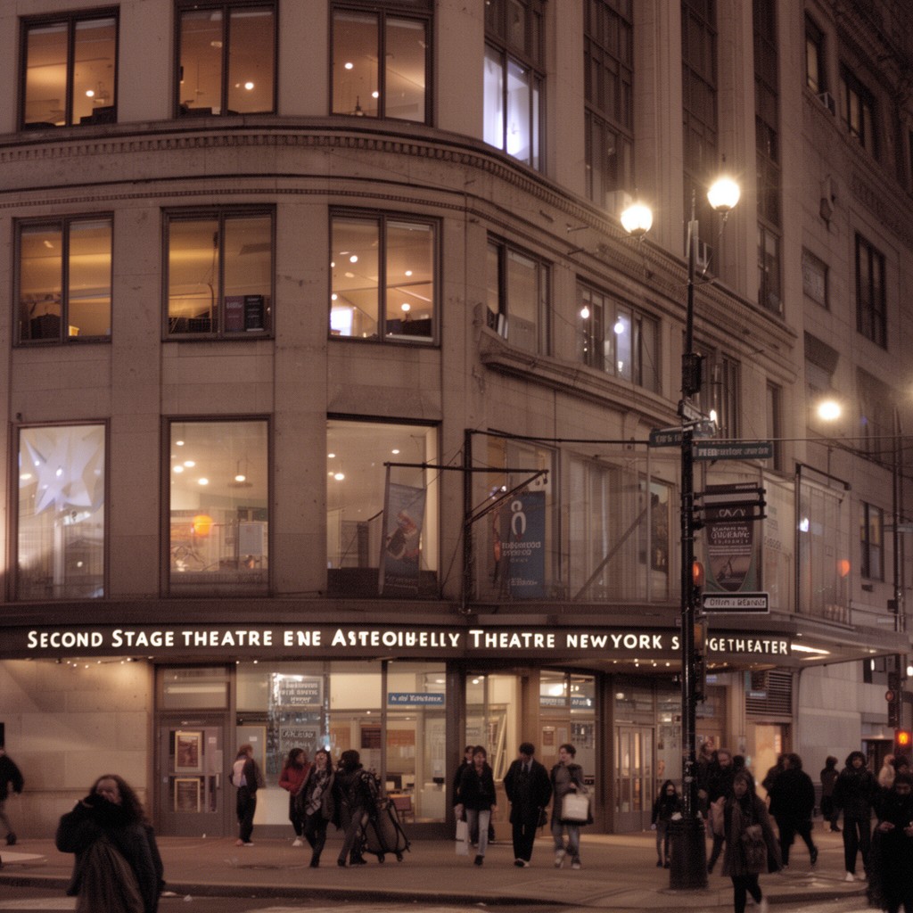 AI-generated illustration of Second Stage Theater