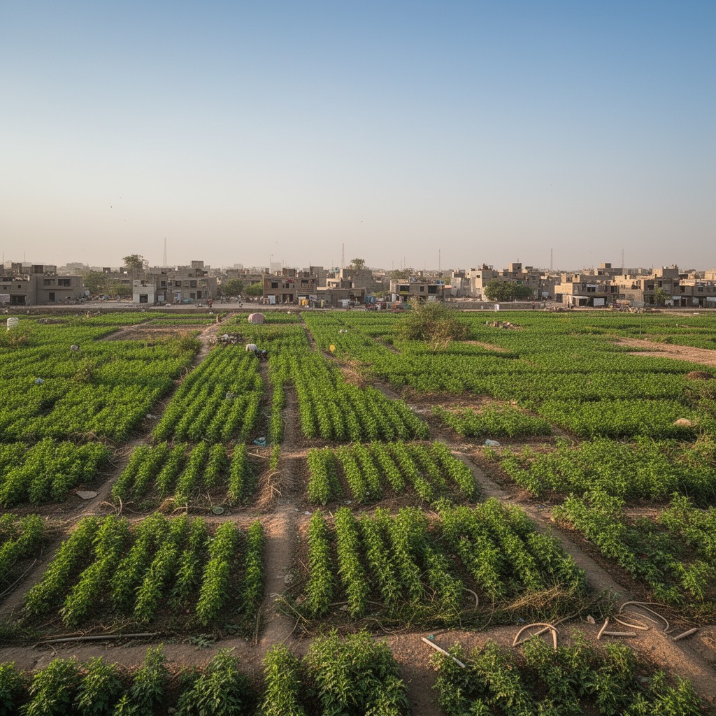AI-generated illustration of Nawabshah