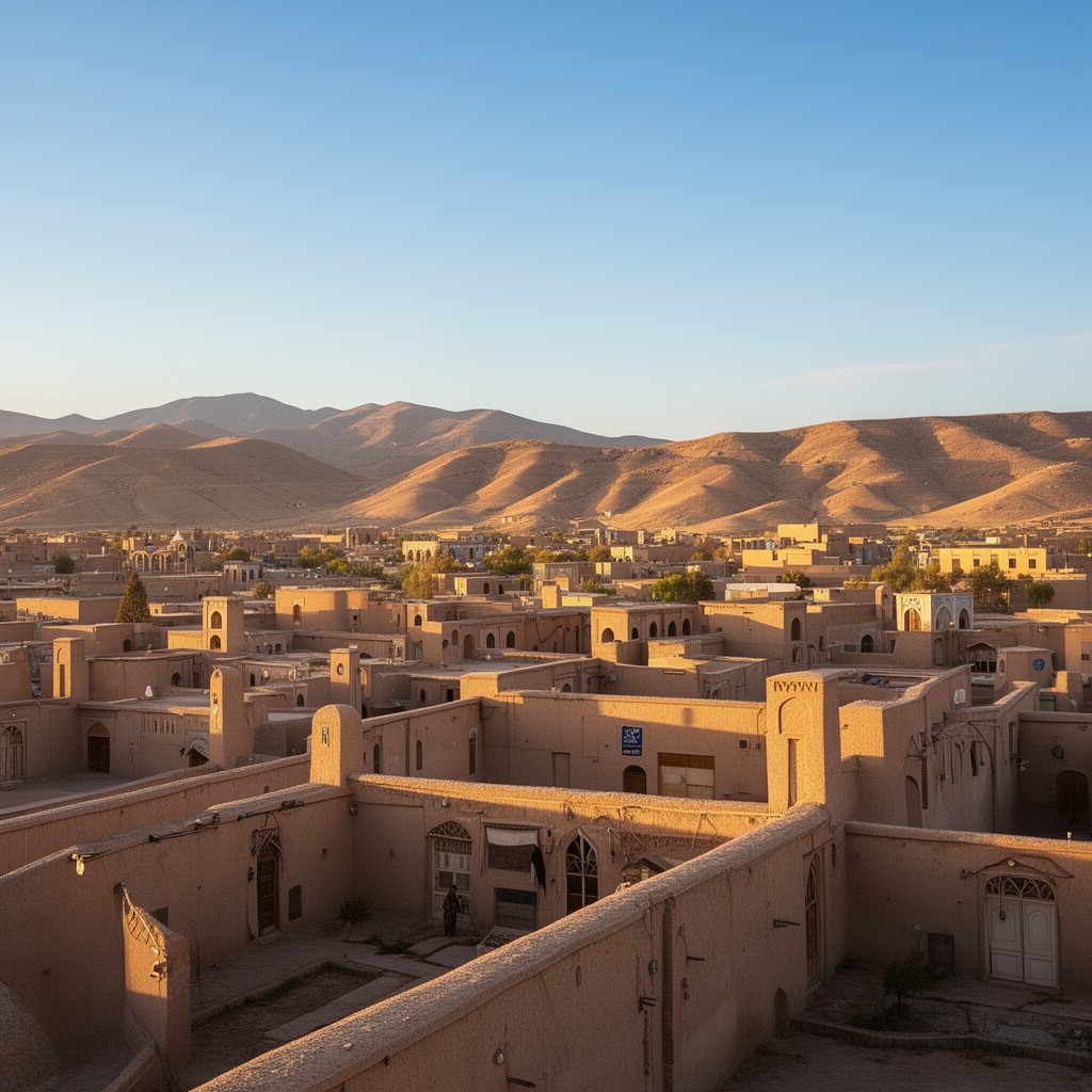 AI-generated illustration of Yazd