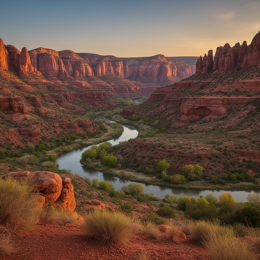AI-generated illustration of Verde Valley