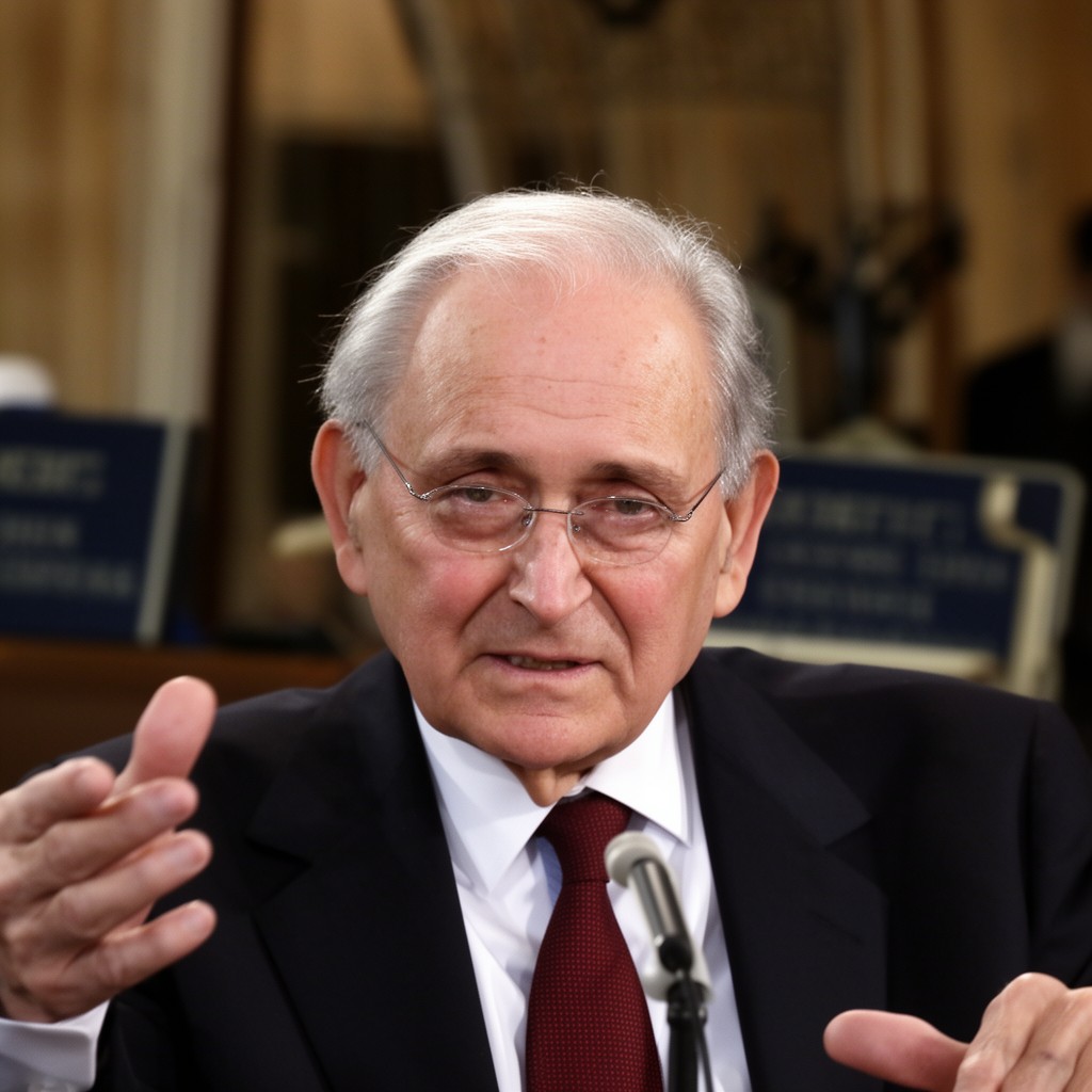 AI-generated illustration of Robert Byrd