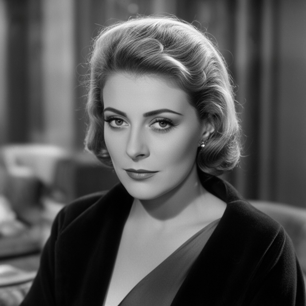 AI-generated illustration of Greta Garbo