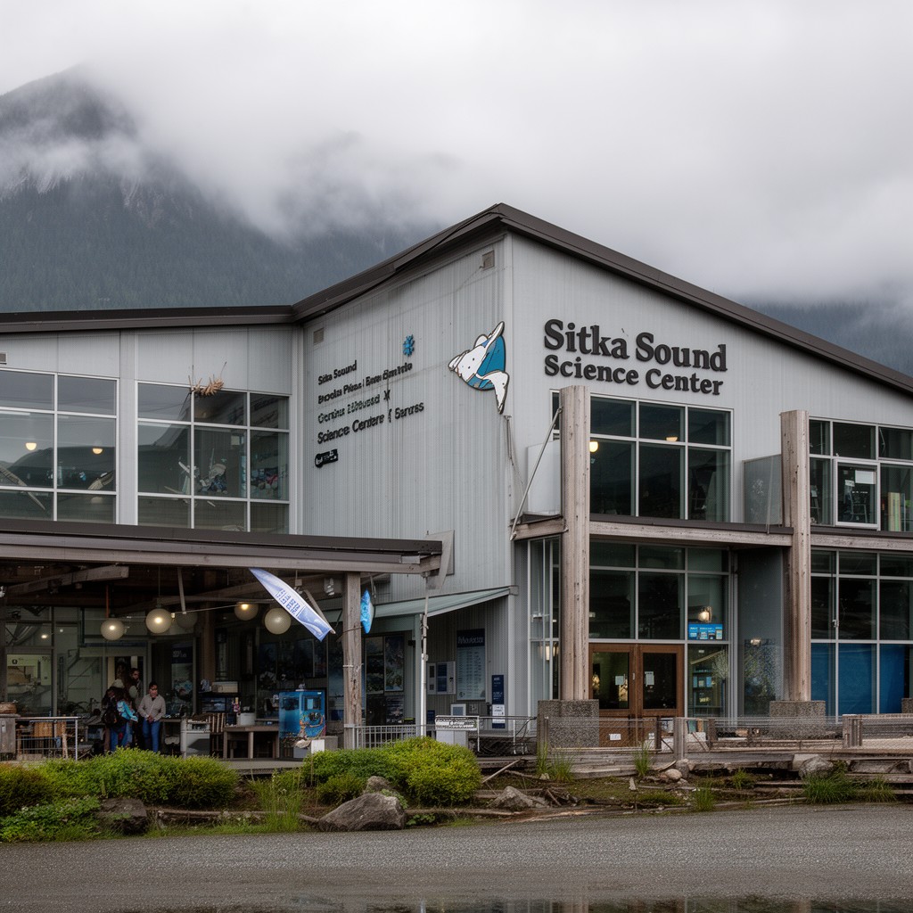 AI-generated illustration of Sitka Sound Science Center