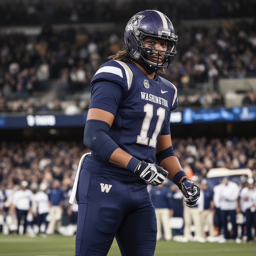 AI-generated illustration of Washington Huskies