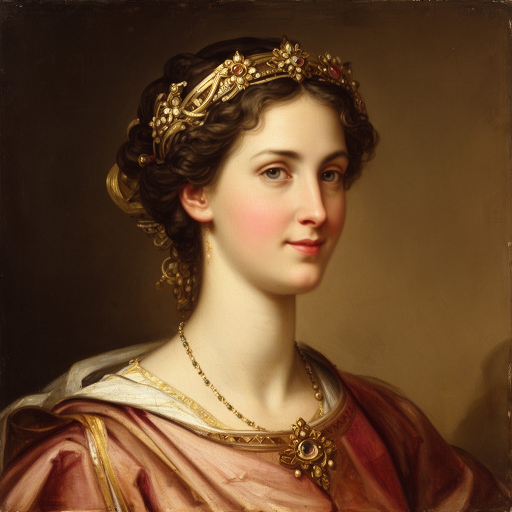 AI-generated illustration of Faustina the Younger