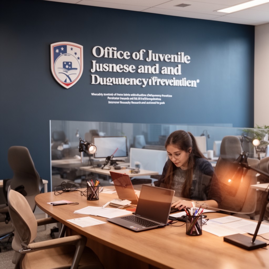 AI-generated illustration of Office of Juvenile Justice and Delinquency Prevention