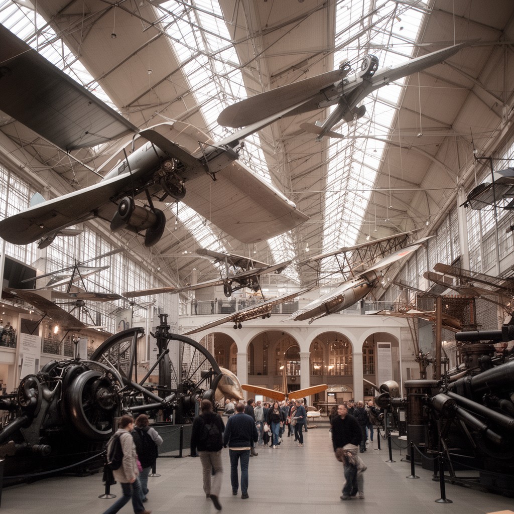 AI-generated illustration of Deutsches Museum