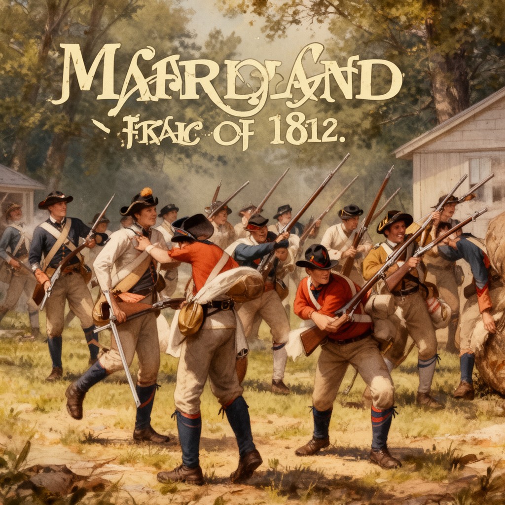AI-generated illustration of Maryland militia