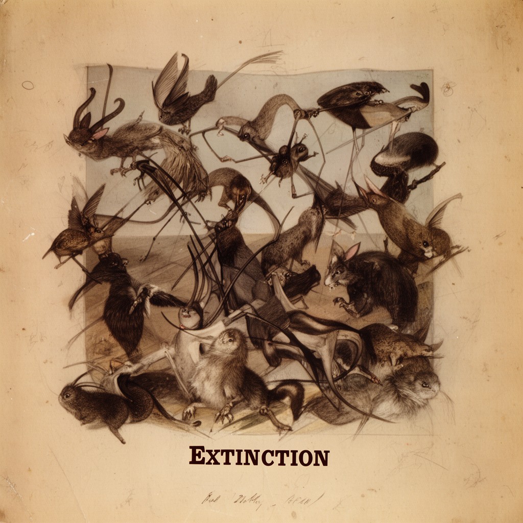 AI-generated illustration of "Extinction"