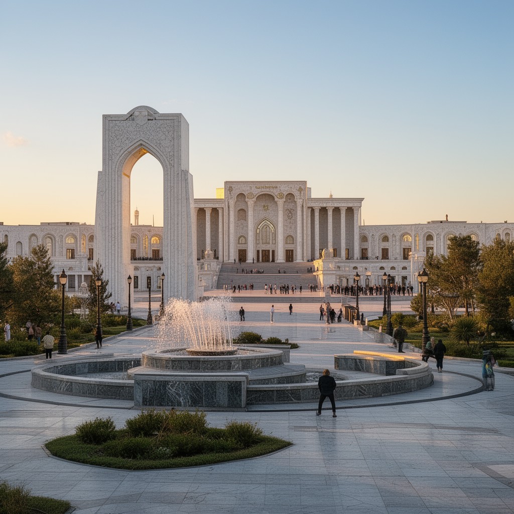 AI-generated illustration of Ashgabat