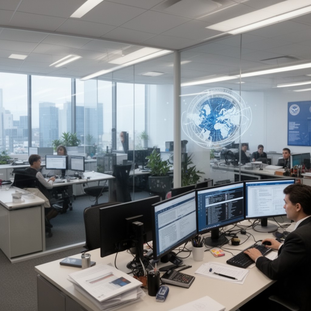 AI-generated illustration of Office of Intelligence and Analysis (U.S. Department of Homeland Security)